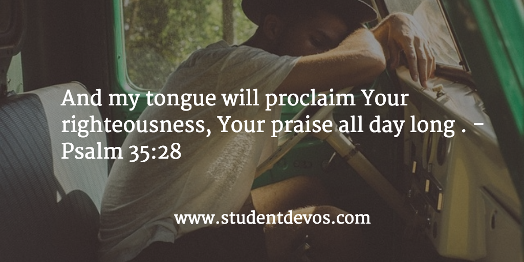 Daily Devotion and Bible Verse on Praising God