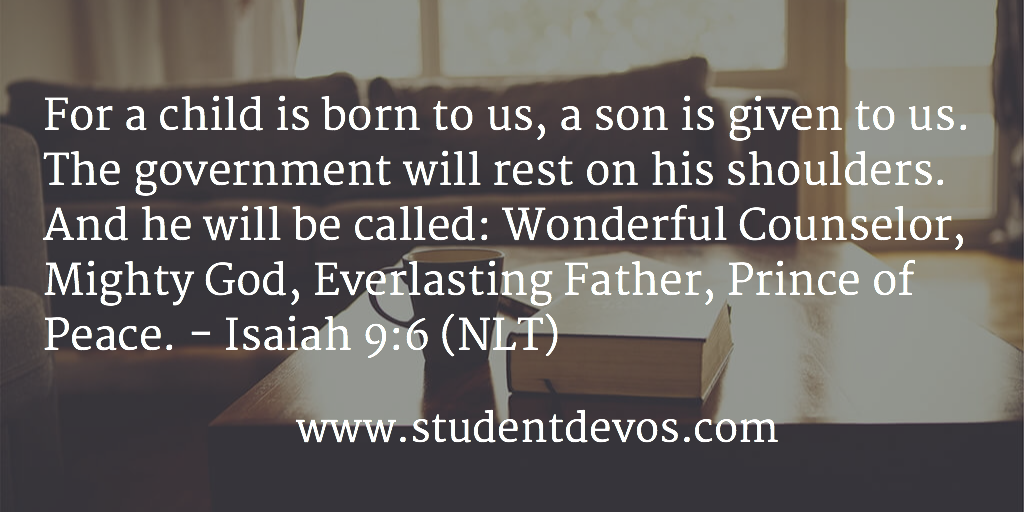 Christmas Daily Bible Verse and Devotion