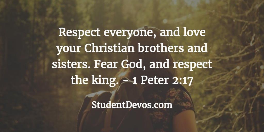 Daily Bible Verse And Devotion 1 Peter 217 The Z