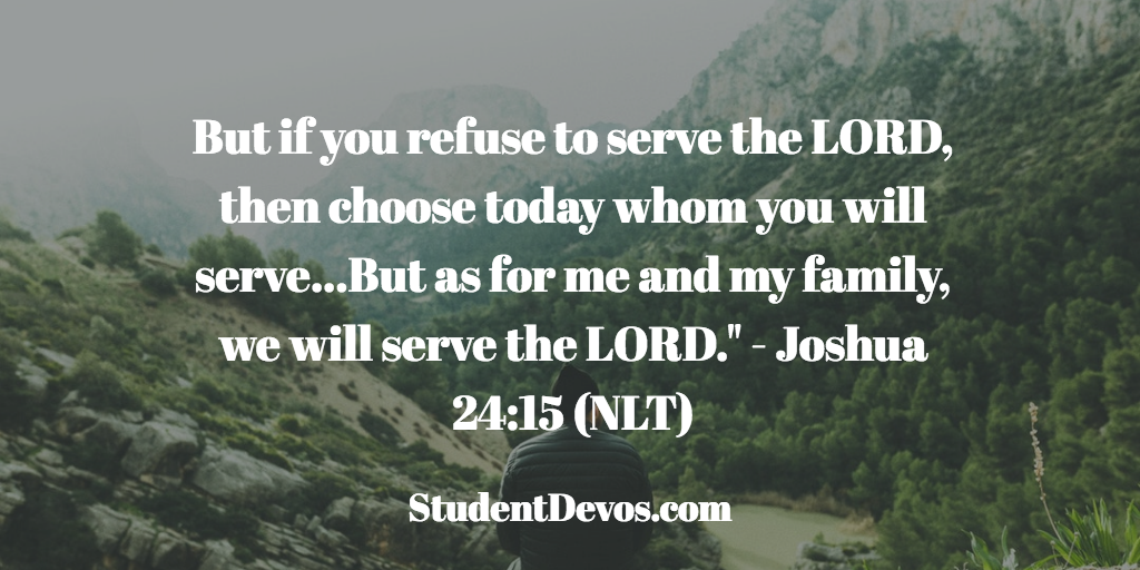 Daily Bible Verse and Devotion on Serving God