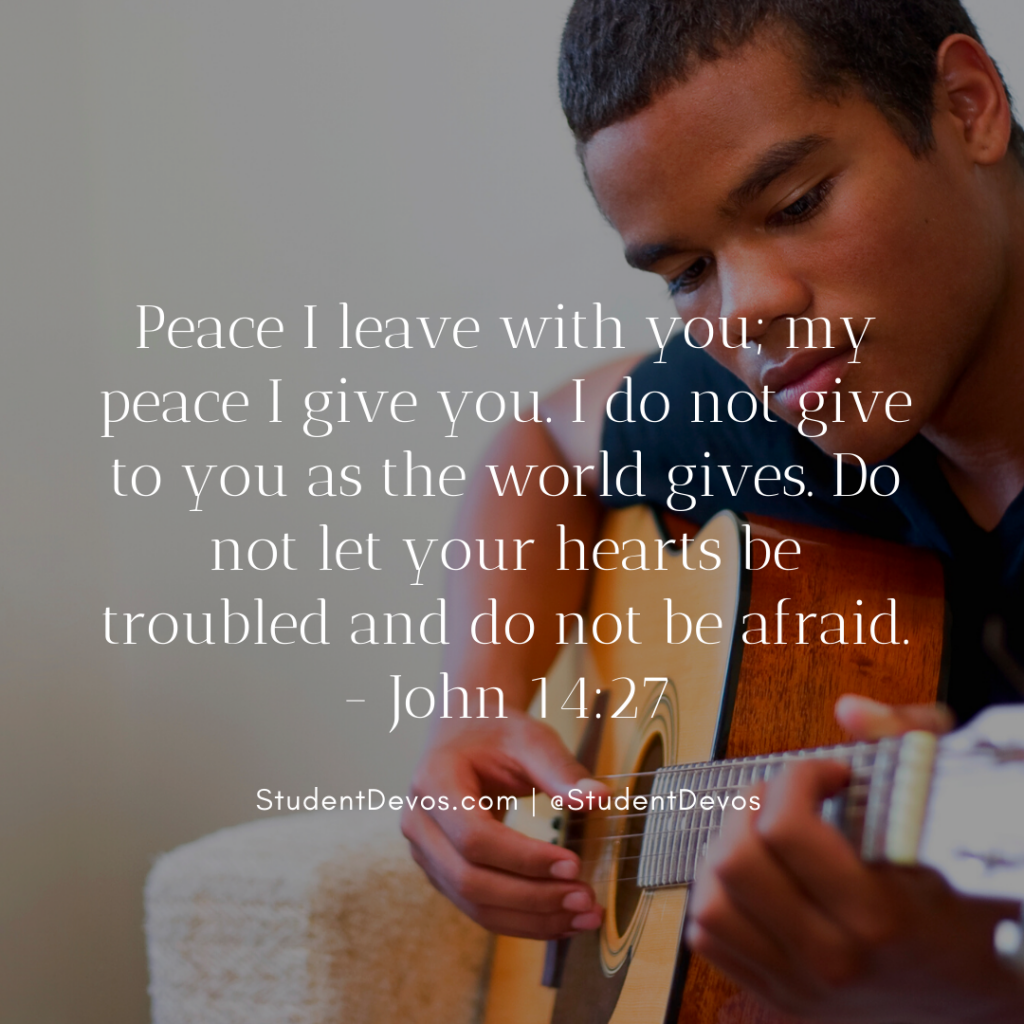 Daily Bible Verse and Devotion on Peace for Teens