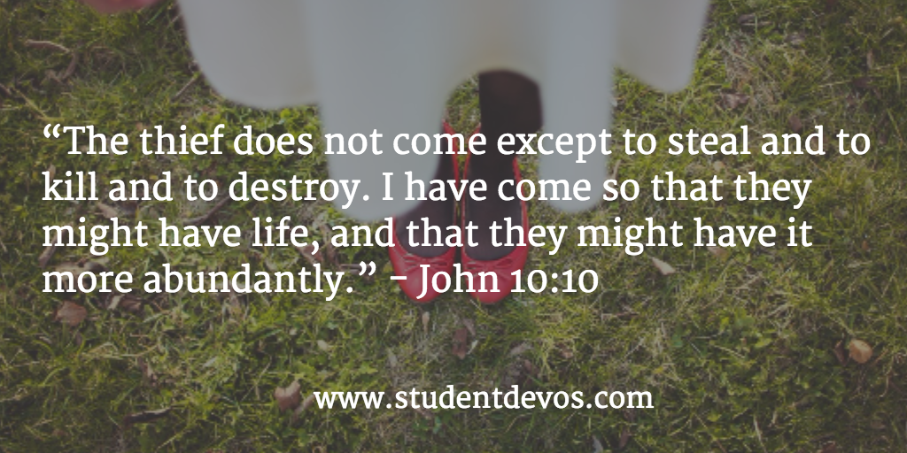 daily-bible-verse-john-10 - Devotions for Teenagers and Youth