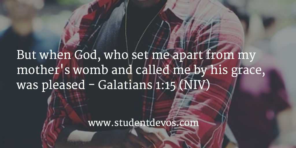 Daily Devotion on Being Called and Set Apart