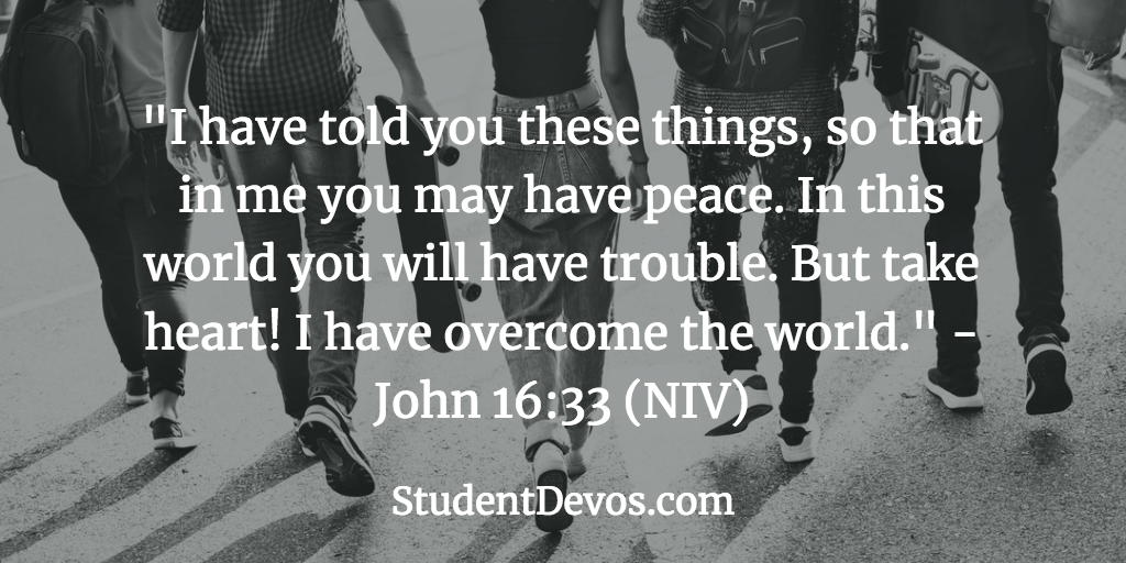 Peace Devotion and Daily Bible Verse for Teens