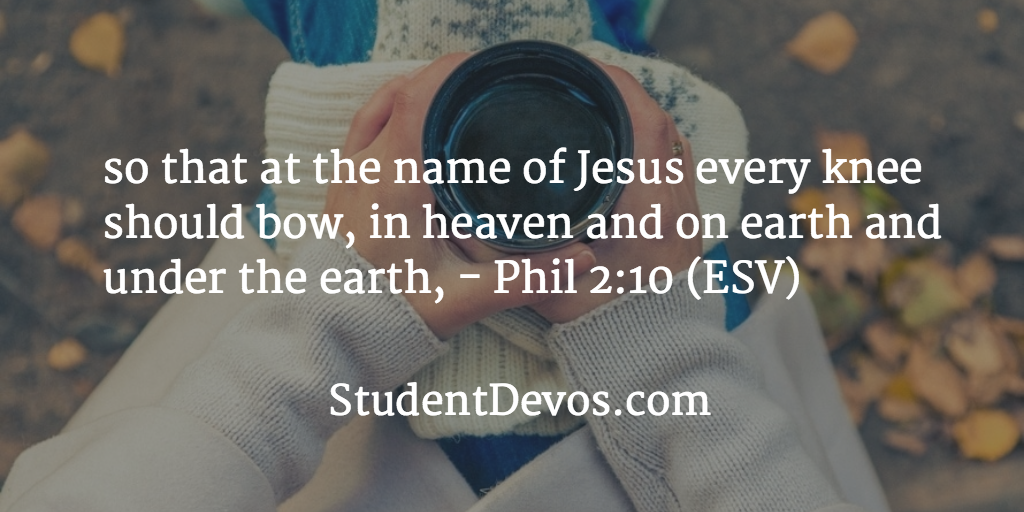 Daily Bible Verse and Devotion - Name of Jesus