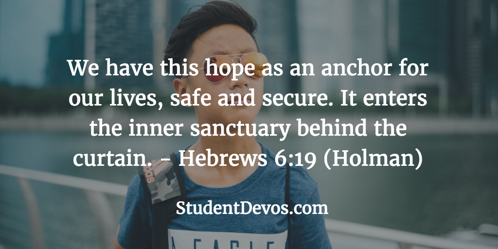 Daily Bible Verse and Devotion For Teens and Youth on Hope