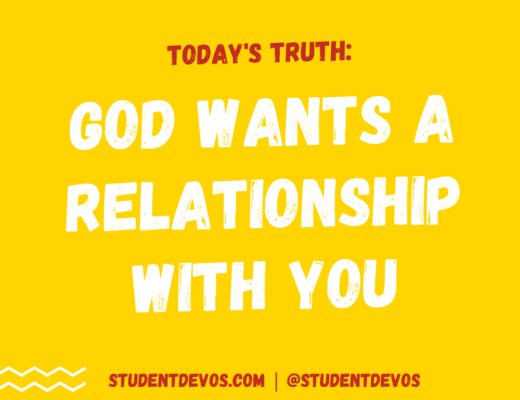 God Wants A Relationship With You