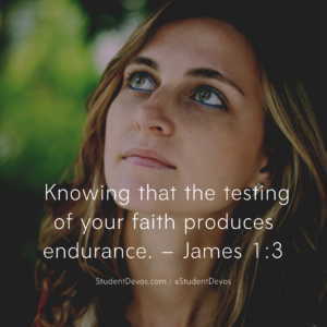Daily Bible Verse James 1:3