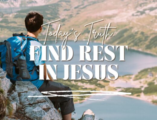 Find Rest in Jesus