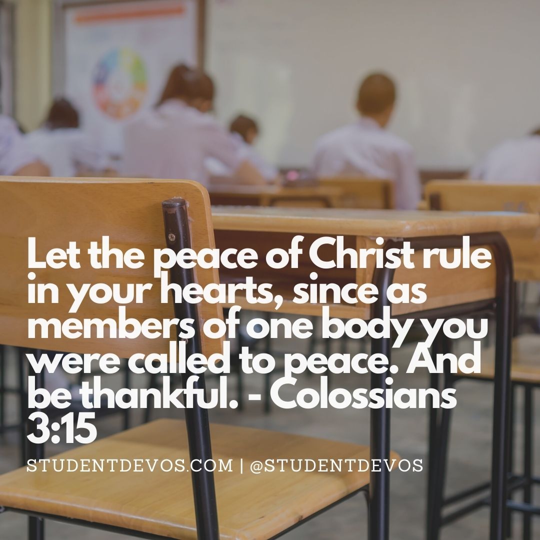 Colossians 3:15 Peace