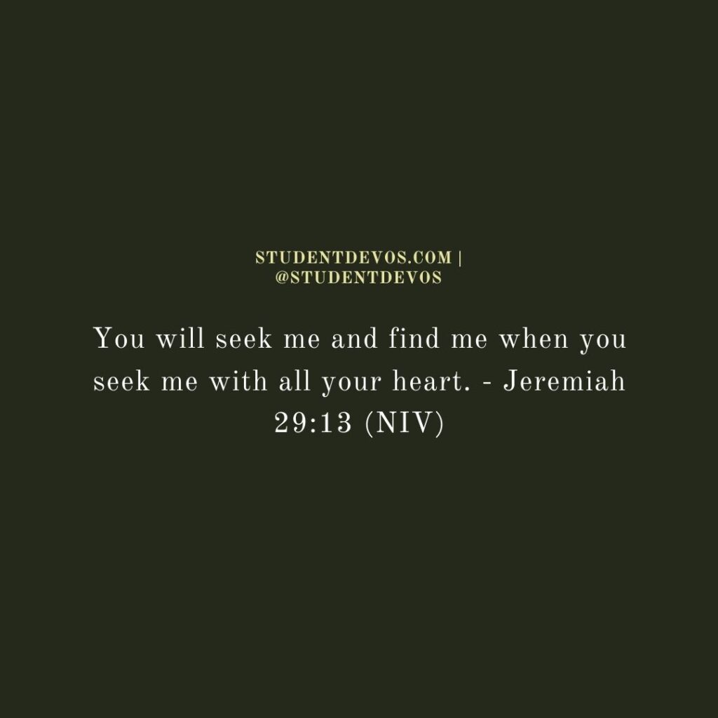 Jeremiah 29 13 StudentDevos Teen And Youth Devotions Jeremiah 29 13 studentdevos teen and youth devotions