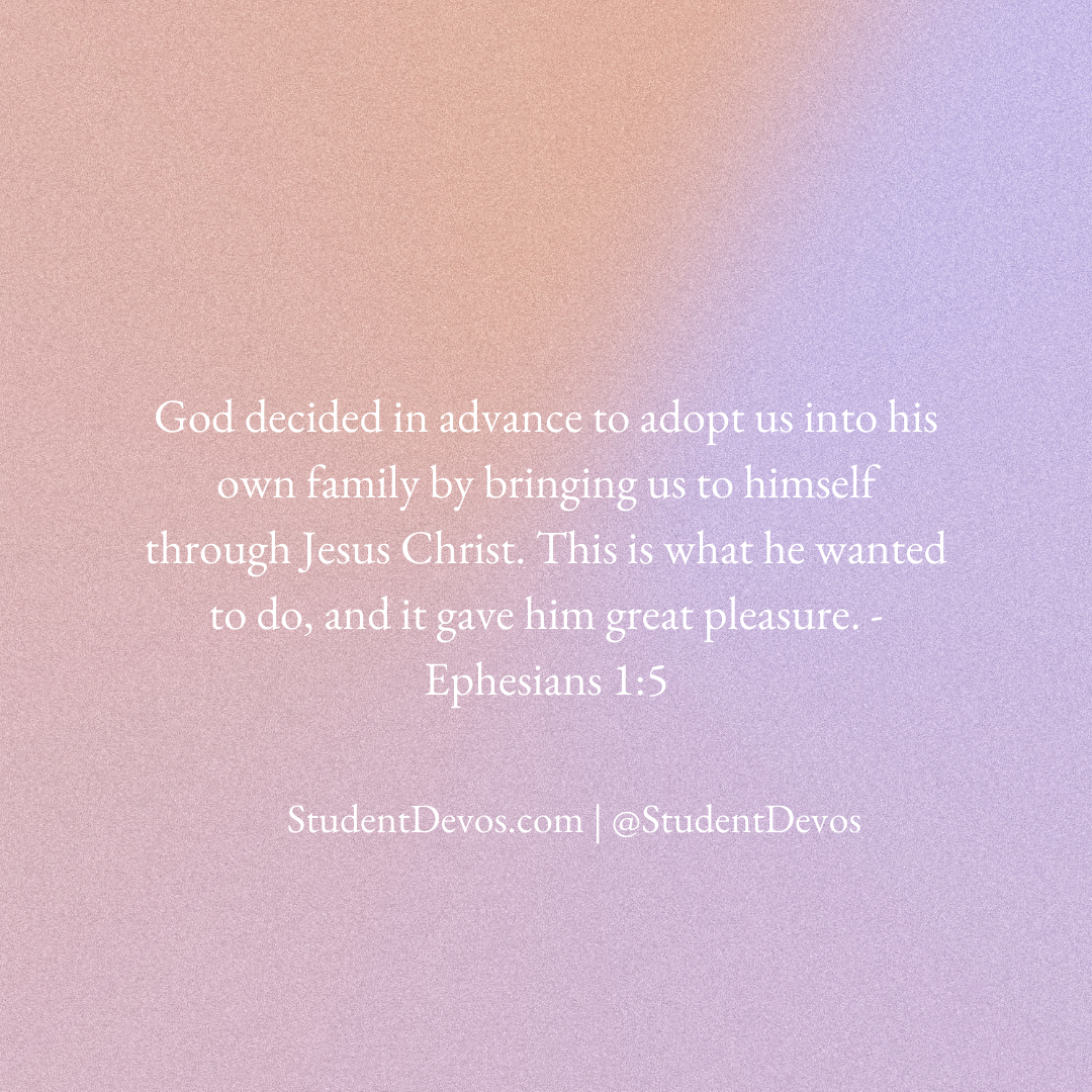 Ephesians 1:5