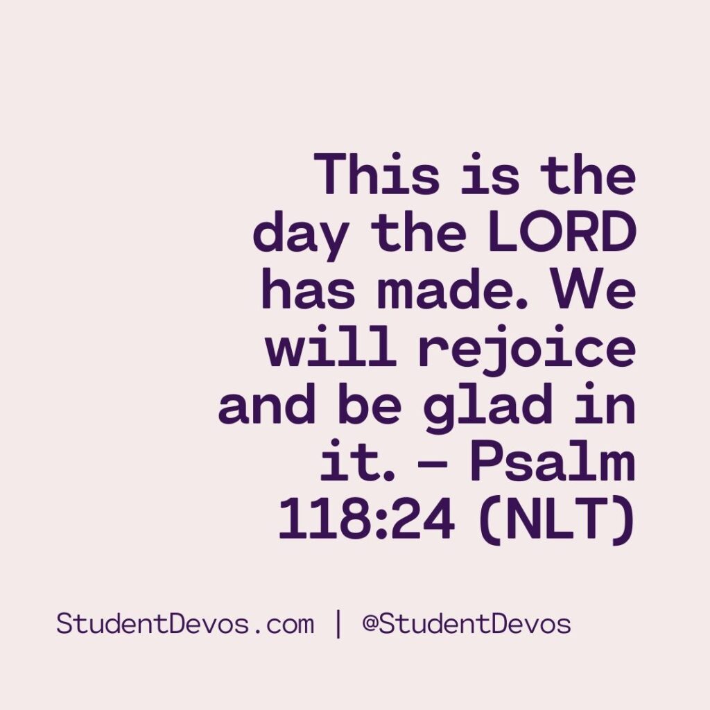 Teen Devotion and Bible Verse on Rejoicing