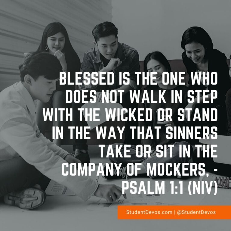 Psalm 1 Blessed Is The One Who Does Not Walk In Step With The Wicked