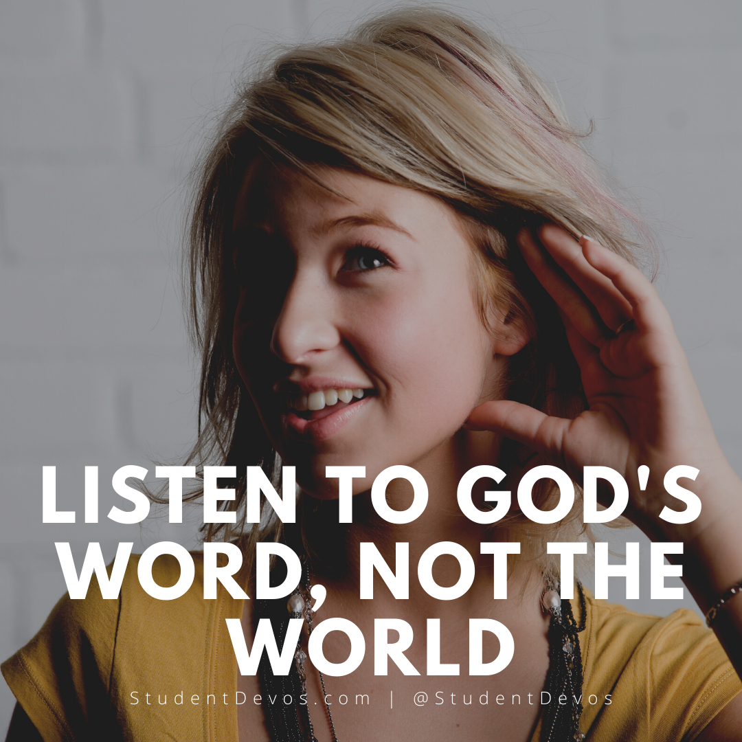 Teen Devotion on Listening to God's voice