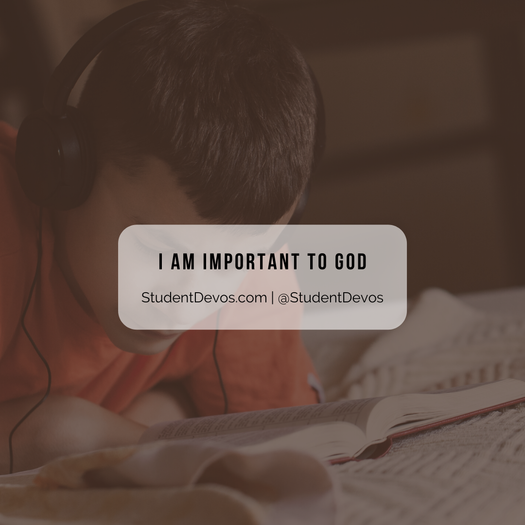 I am important to God