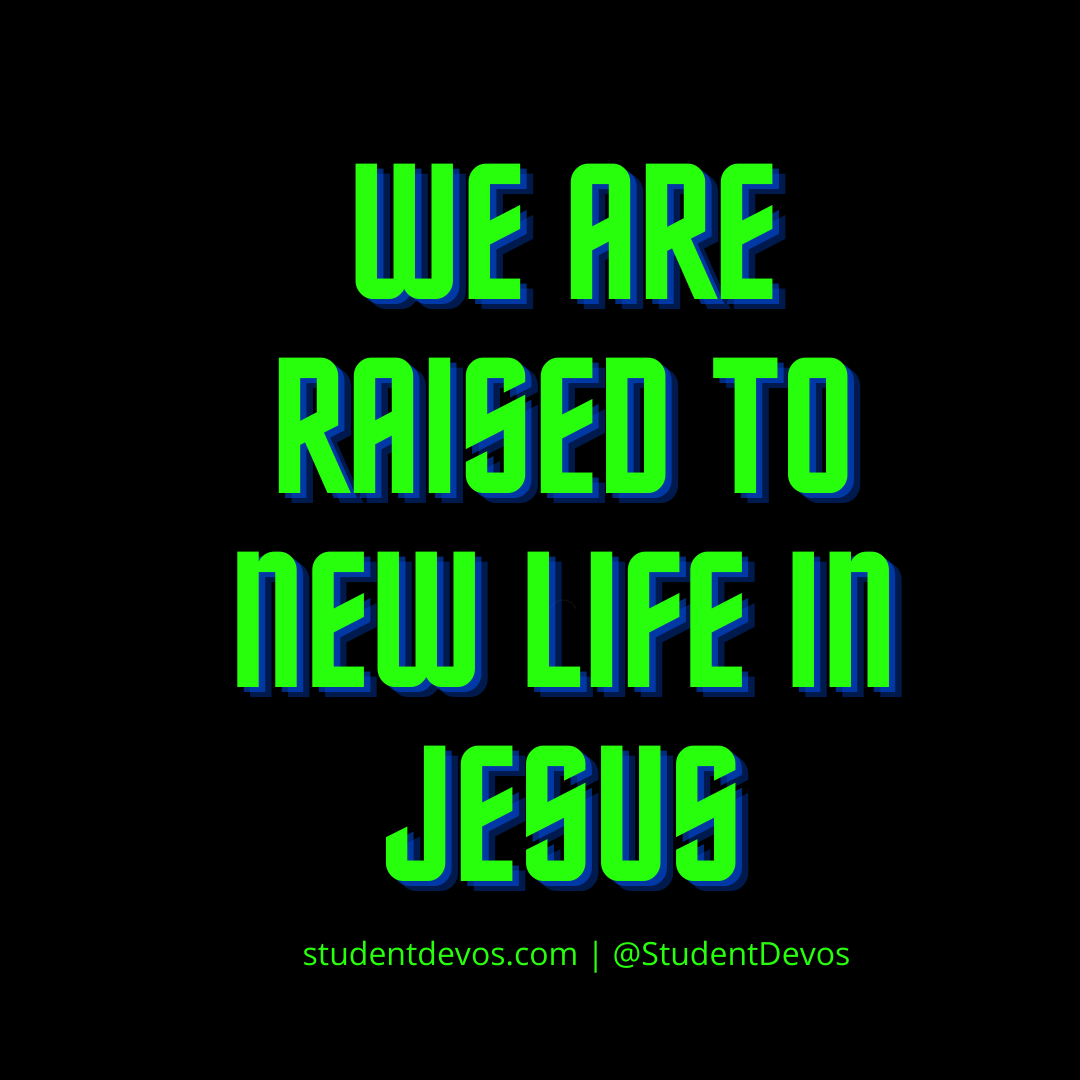 raised to new life in Jesus