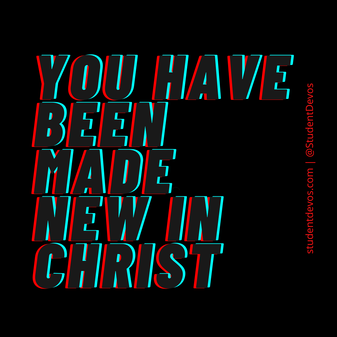 Made new in Christ