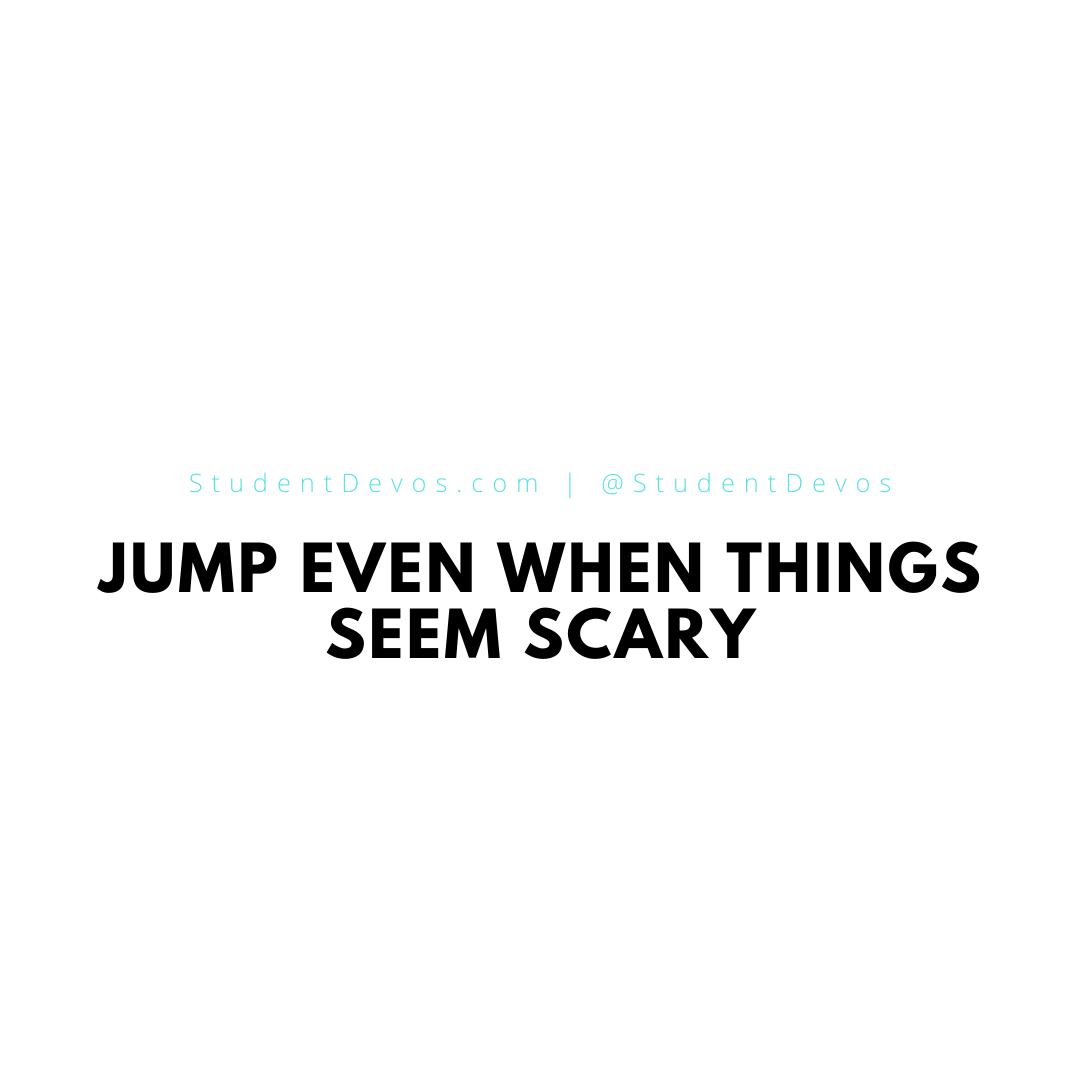 Jump even when things seem scary icon