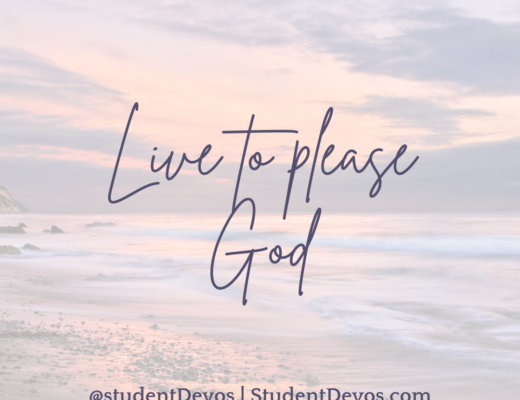 Live to Please God
