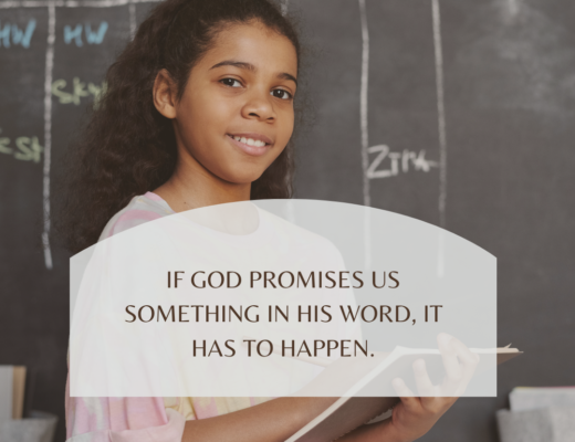 Teen devotion on promises of God