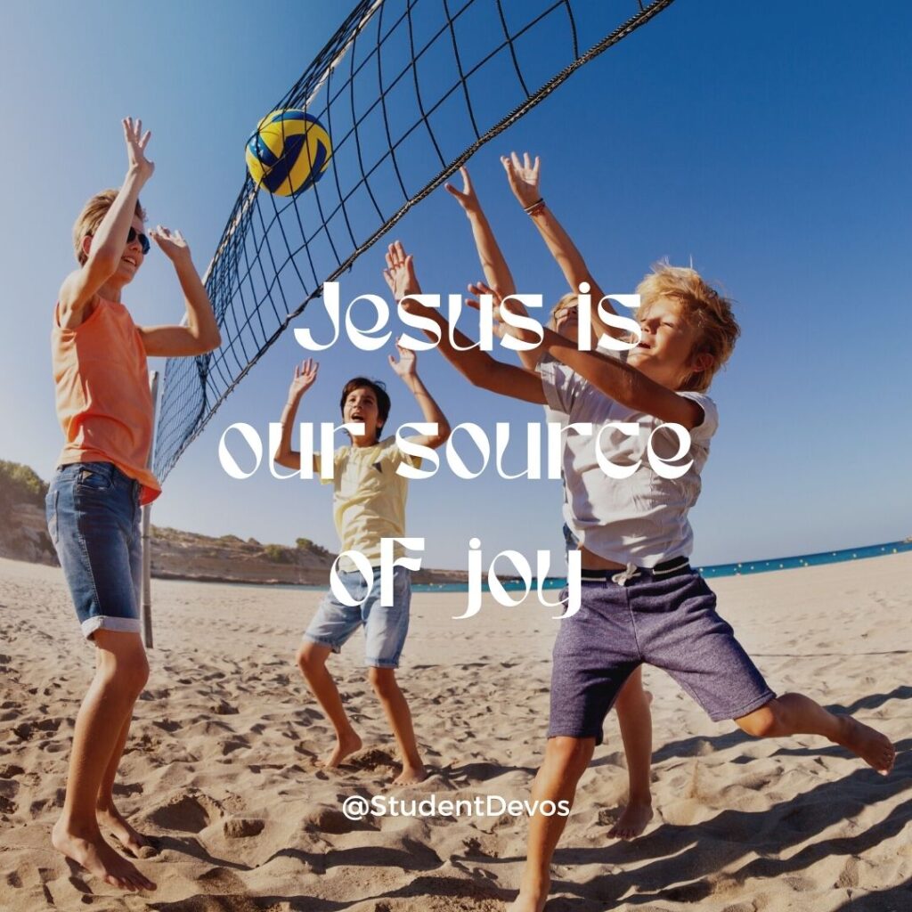 Jesus is our source of joy