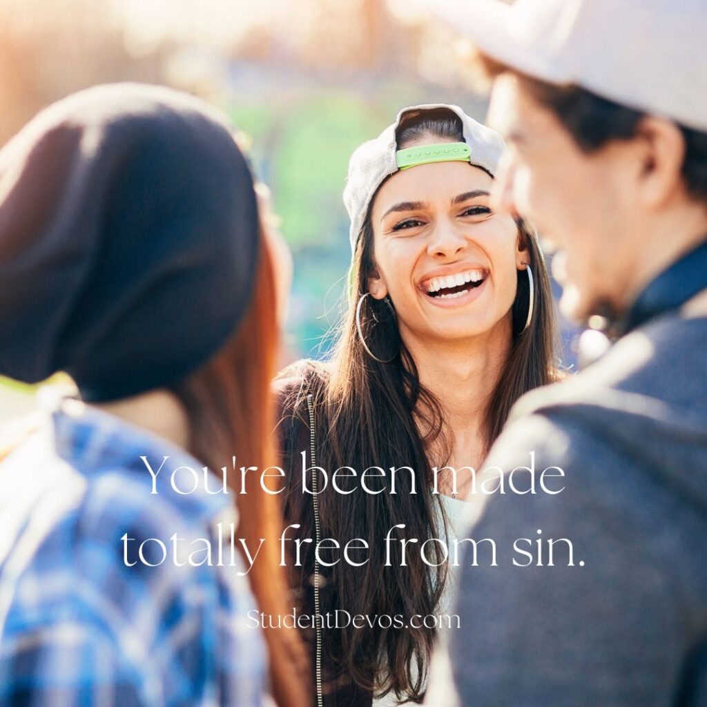 Made free from sin