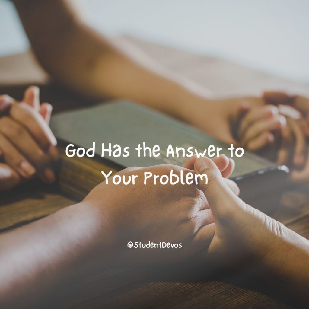 god has the answer image