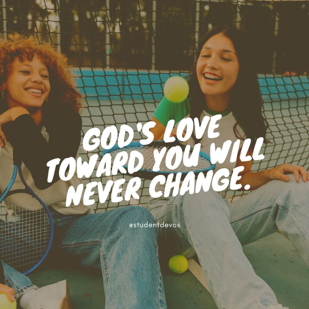 God's love toward you