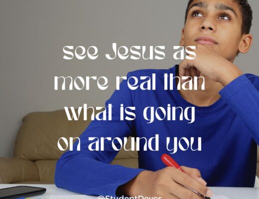 see Jesus as more real